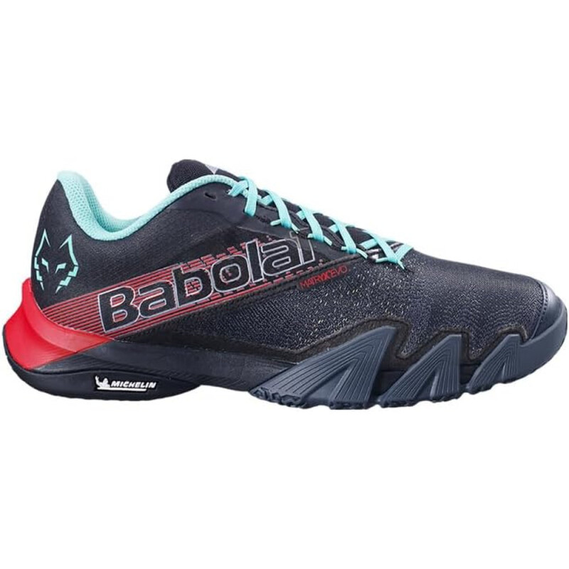 Babolat Calzados Padel Masculino Jet_Premura_2_Lebron Black/Fiesta_Red 0