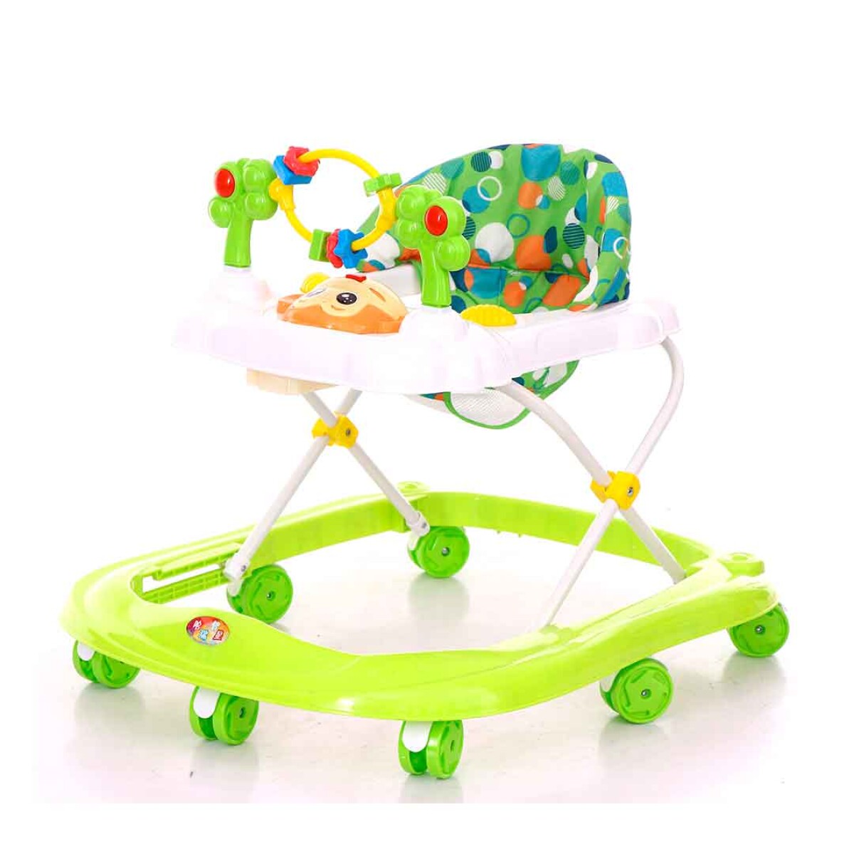 Andador para bebé mono 8 ruedas con música - VERDE 