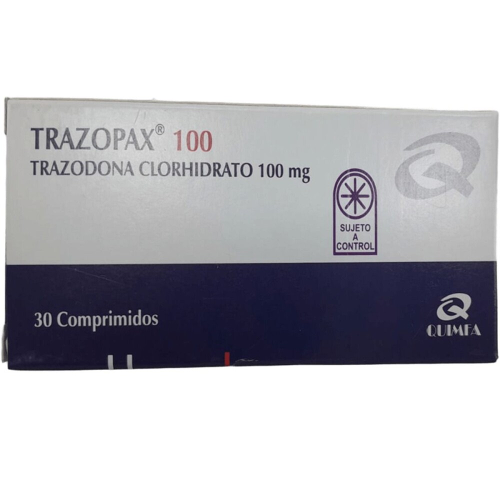 TRAZOPAX 100 X 30 COMP. única