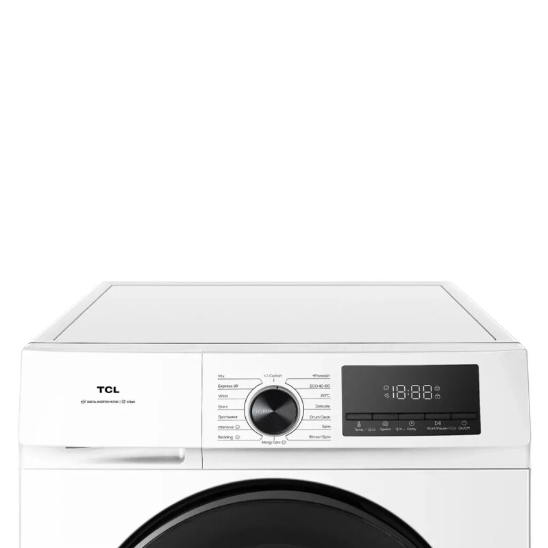 Lavarropas TCL EFFIWASH Inverter 8kg Carga Frontal P108FLW Lavarropas Tcl Effiwash Inverter 8kg Carga Frontal P108flw