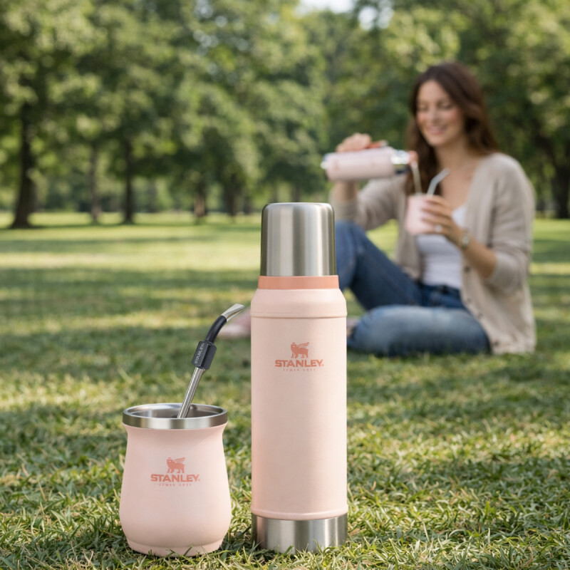 Mate Stanley Acero inoxidable Limestone Color Rosa Mate Stanley Acero Inoxidable Limestone Color Rosa