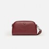 Bandolera Hazel en efecto cuero Bordeaux