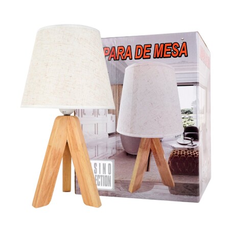 Lampara de 3 patas de madera Lampara de 3 patas de madera