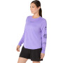 Polo Running Fujitrail Logo LS Top Mujer Amethyst