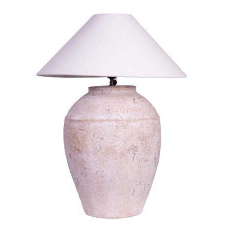 LÁMPARA DE MESA VASE I CERAMICA NATURAL-BEIGE BEIGE