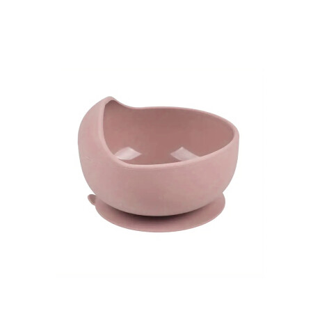 Bowl de silicona con ventosa Rosado