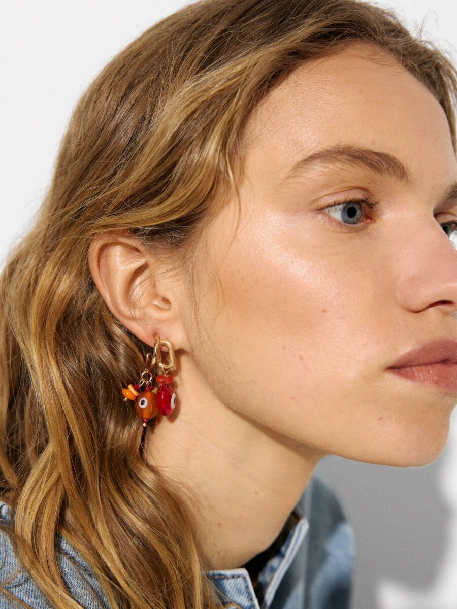 Pendientes Con Ojos multicolor