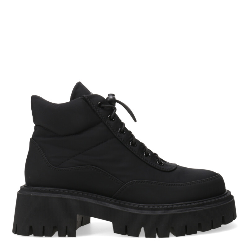 Botas de Mujer Miss Carol NANTU acordonada Negro