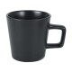 Set x6 Taza de asa recta Stoneware 325ml D9,5x9cm TOKIO NEGRO