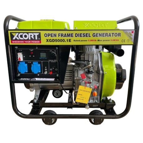 XCORT GENERADOR DIESEL PRO ARRANQUE ELECTRICO + RETROCESO 418CC 5.0KW Xcort Generador Diesel Pro Arranque Electrico + Retroceso 418cc 5.0kw