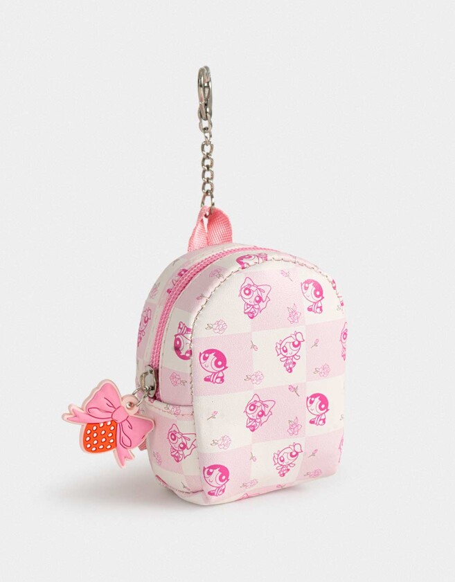 Llavero Mochila Llavero & Charm Chicas Superpoderosas - Rosa Claro