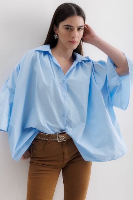 Camisa Kalea Celeste
