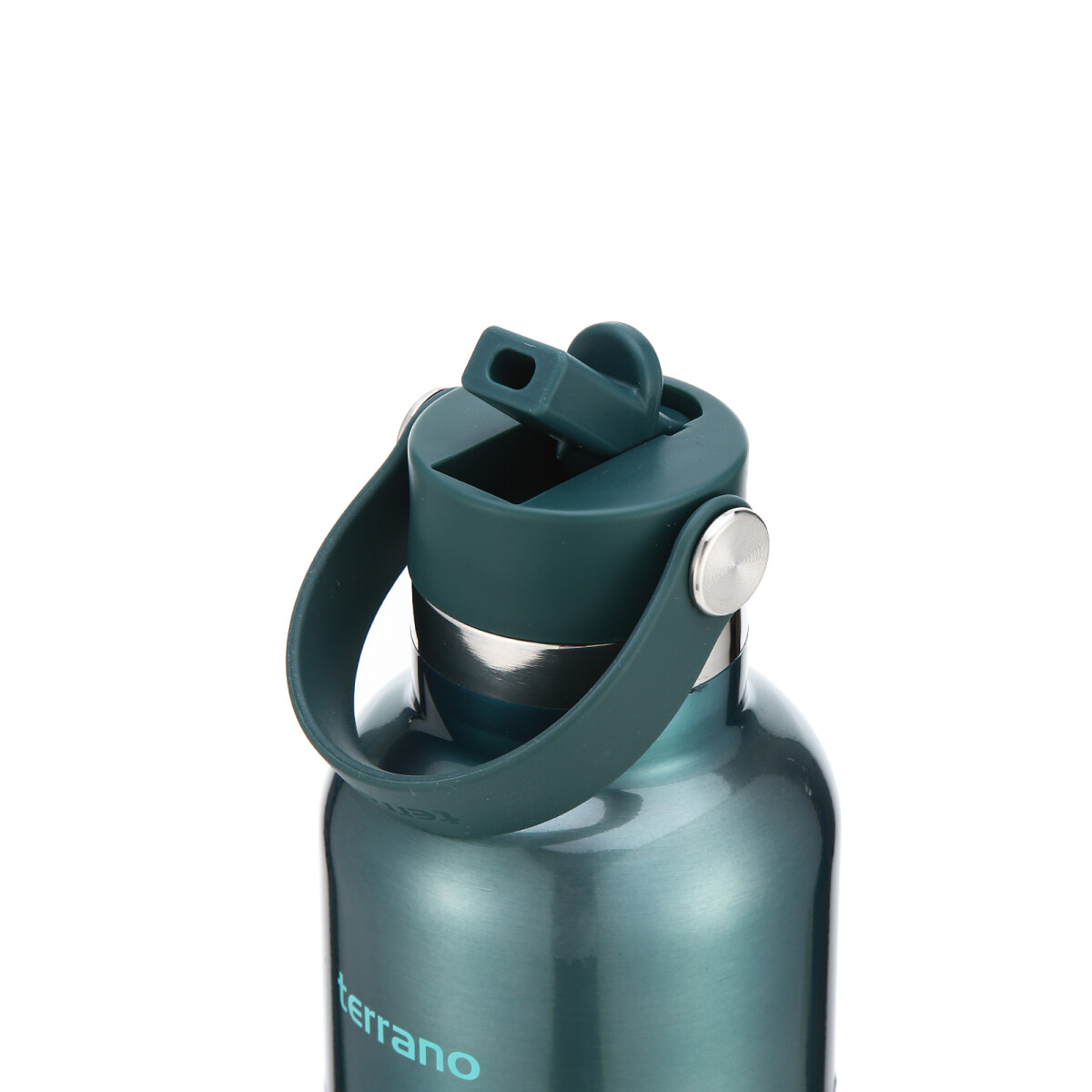 Botella Térmica con Pico 750mL. - Verde Metalizado 