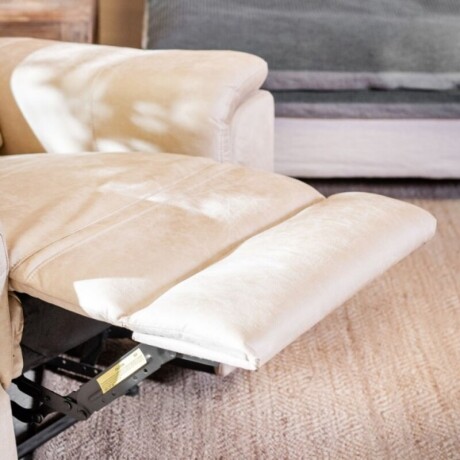 Sillón Reclinable Thomas 1 Cuerpo Beige