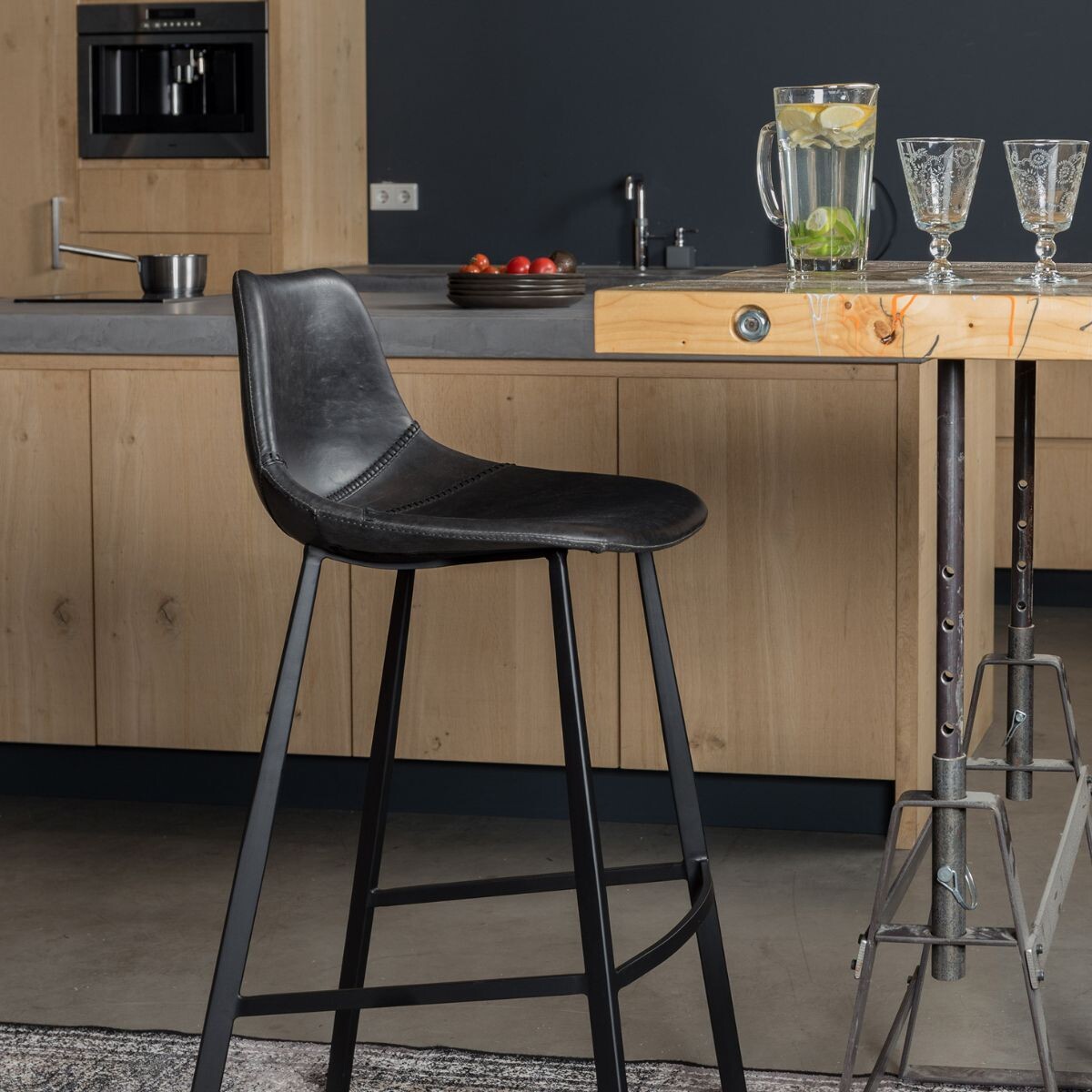 Banqueta FRANKY Negro 