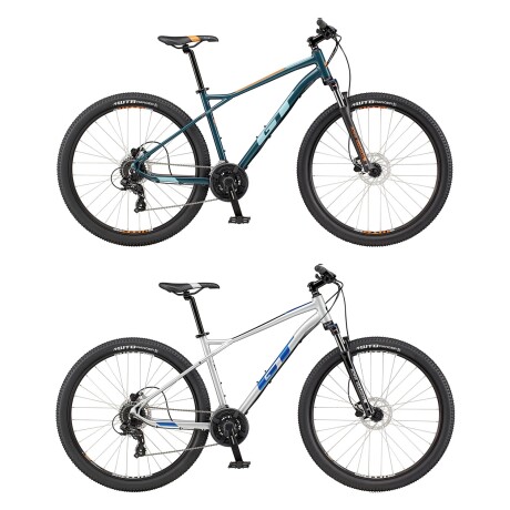 Bicicleta montaña GT Aggressor Expert 29 Talle L 24 Cambios Frenos hidráulicos Gris