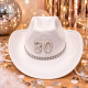 Sombrero Cowboy N°30 Blanco