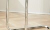 Silla de Comedor Metal Cromado y Madera - Moon Salmon