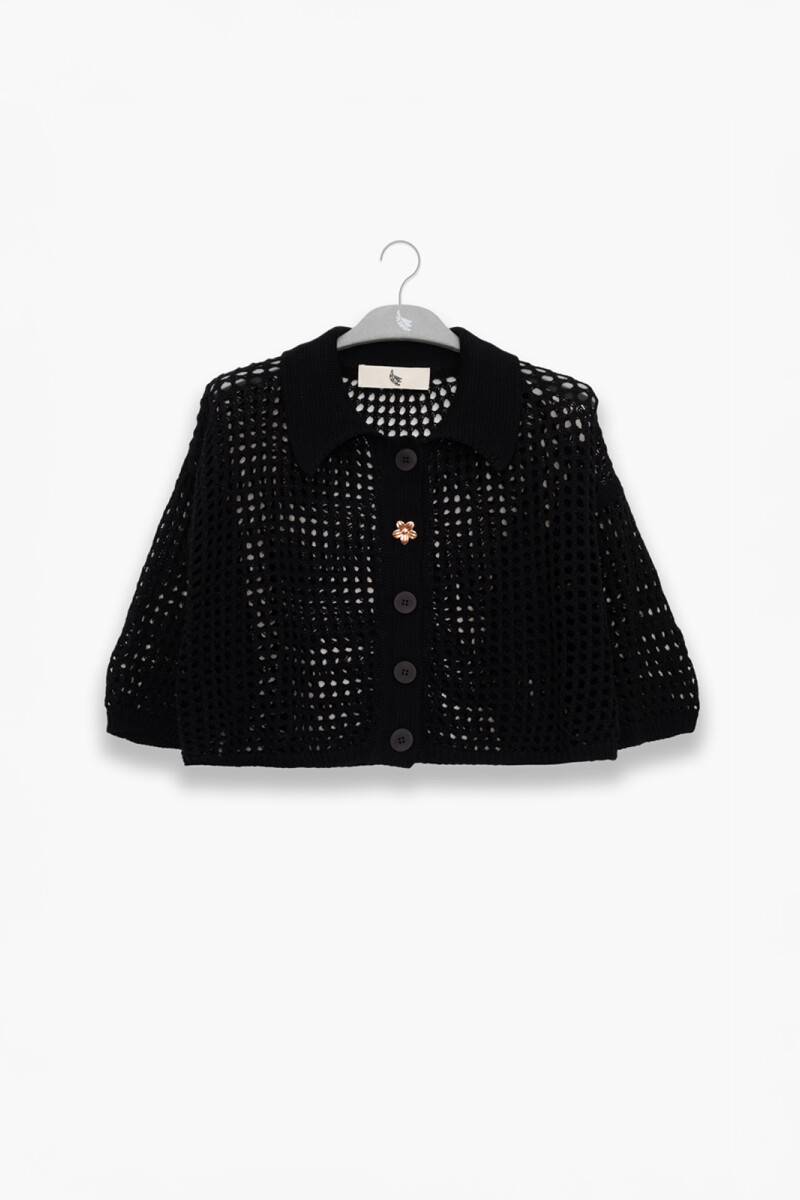 MICA KNIT SHIRT Black
