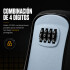 Caja Fuerte Cofre De Seguridad C/ Combinación 9,5 cm x 8 cm Gris