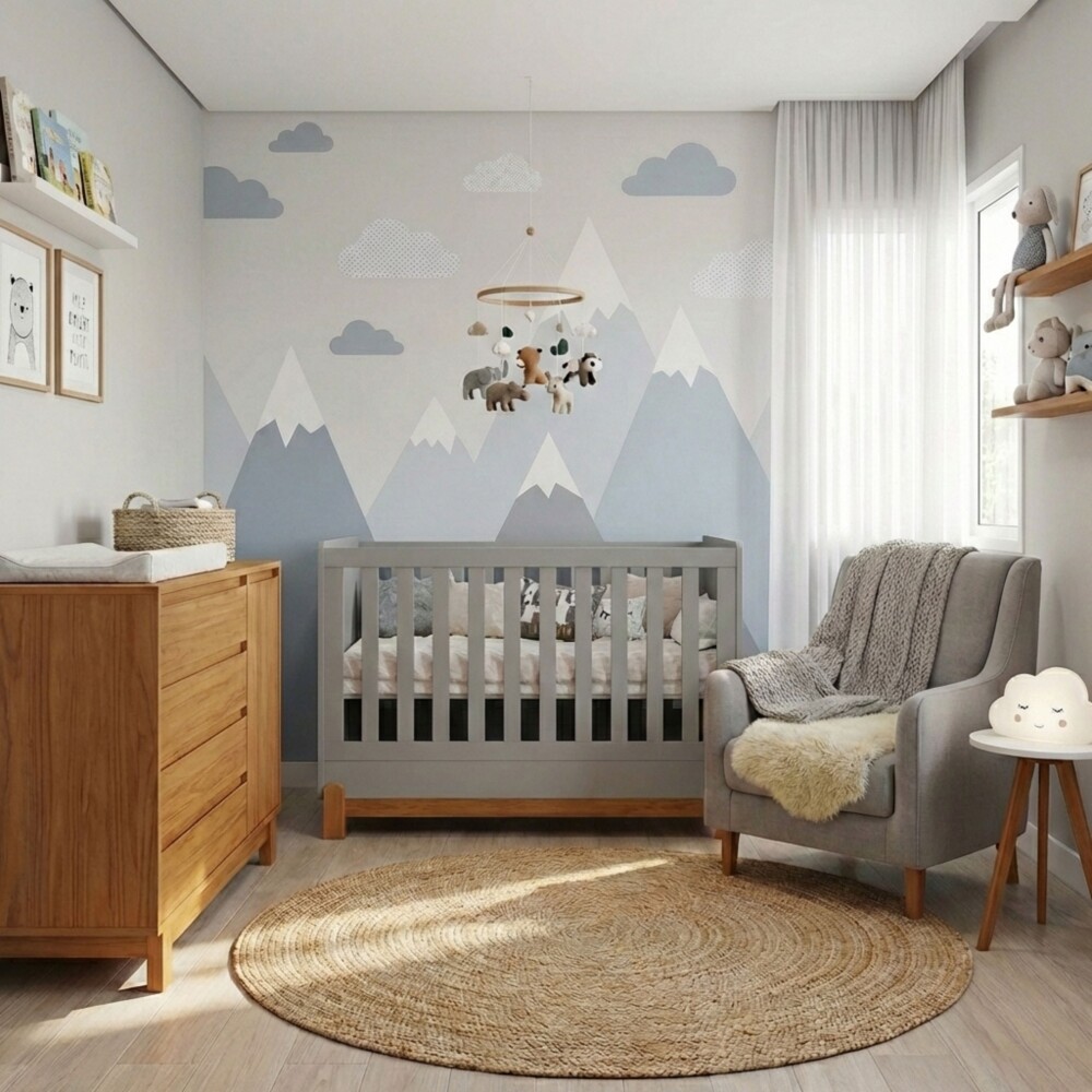 Cuna Convertible Bebé - Lotus Gris