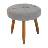 Conjunto Decorativo 497 Dallas 2 Poltronas + Puff Gris Conjunto Decorativo 497 Dallas 2 Poltronas + Puff Gris