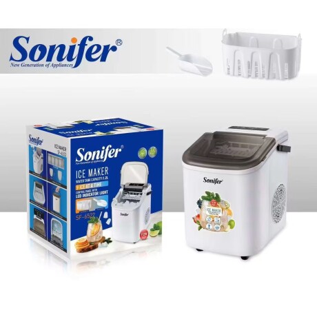 Fábrica De Hielo Sonifer Sf-6522 Portátil 1.2l Eléctrica Fábrica De Hielo Sonifer Sf-6522 Portátil 1.2l Eléctrica