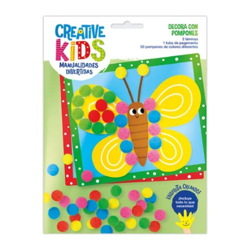 CreaTuArte: Decora con pompones Imagiland Creatuarte: Decora Con Pompones Imagiland
