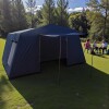 Carpa Europa Tent 8 Personas Con Avance Impermeable 3000mm Familiar Camping azul