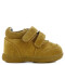 Zapato de Niño Croco Kids COKI de cuero con velcros Tan