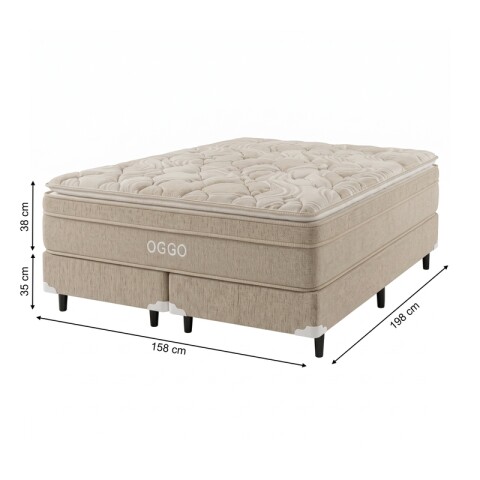 Sommier Ecstasy QUEEN SIZE – Espuma + Resortes Pocket individuales | Máximo confort y diseño premium GARANTIA 10 AÑOS Sommier Ecstasy QUEEN SIZE – Espuma + Resortes Pocket individuales | Máximo confort y diseño premium GARANTIA 10 AÑOS