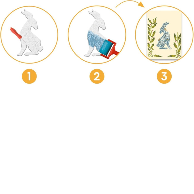 Kit Creativo Grabado y Sellos Djeco Kit Creativo Grabado y Sellos Djeco