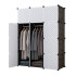 Placard Ropero IMBACK IBK-PLC010 | Organizador Modular de Ropa, Compacto, Resistente y Moderno Negro Placard Ropero IMBACK IBK-PLC010 | Organizador Modular de Ropa, Compacto, Resistente y Moderno Negro