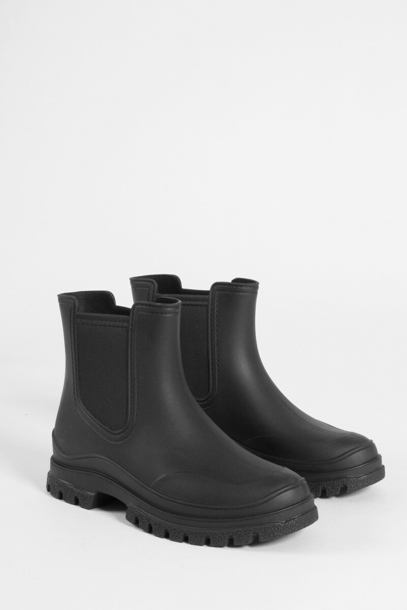 Botas de lluvia chunky negro