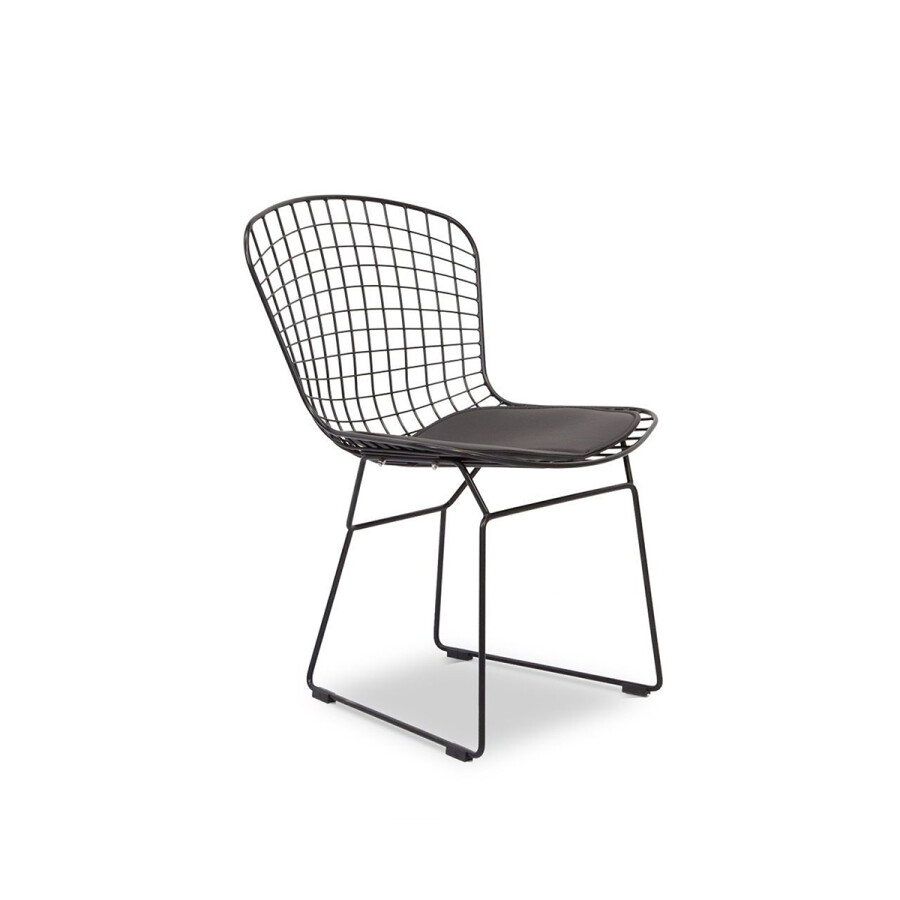Silla Bertoia Negra – Diseño icónico