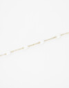 Pulseras Flexibles Perla Pulsera Flexible Con Beads Y Perlas - Dorado