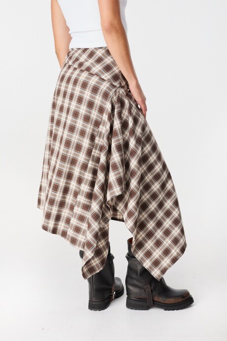 Falda Rectangular Cuadrille