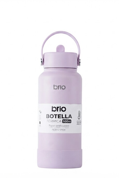 Botella Térmica Brio 950ml Acero Inox Lavanda