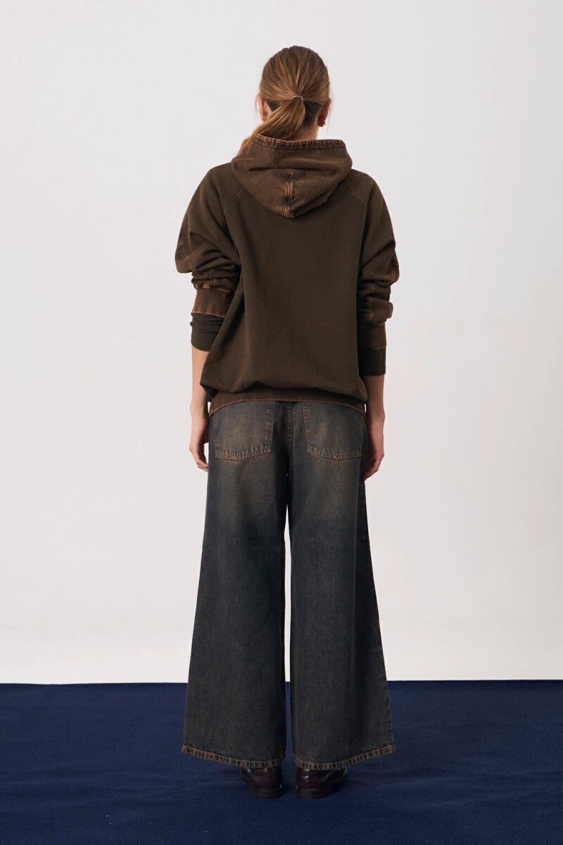 BUZO HOODIE HABANO Habano