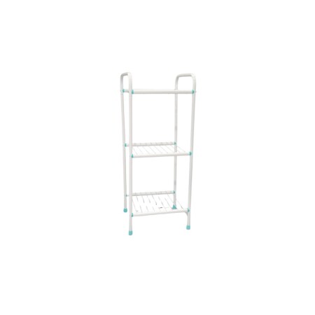 ESTANTE MULTIUSO DE ACERO 3 PISOS 35X31X86CM Blanco