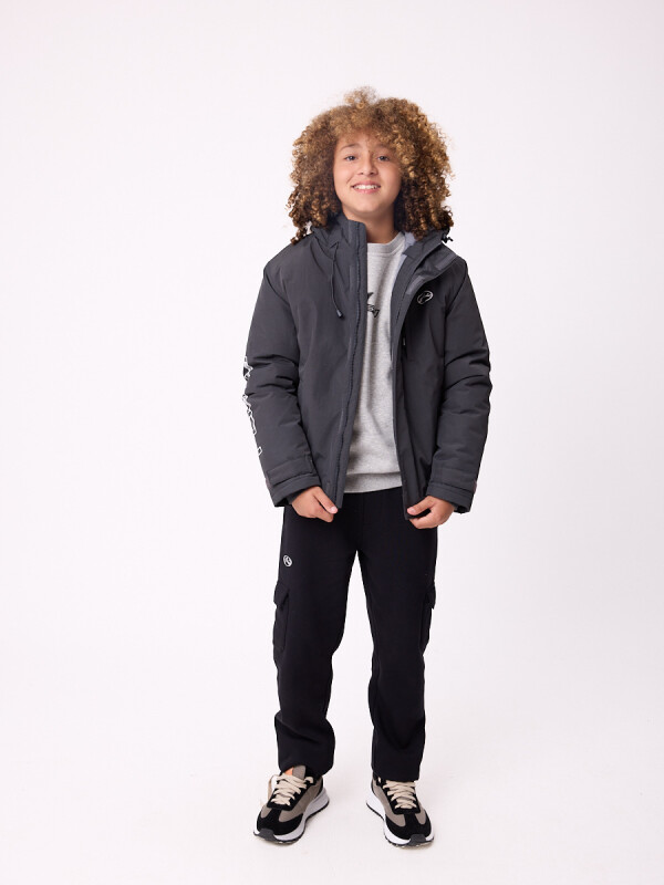 CAMPERA BANDUM TEEN RUSTY Gris Oscuro