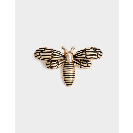 Prendedor De Metal Dorado Antique Gold