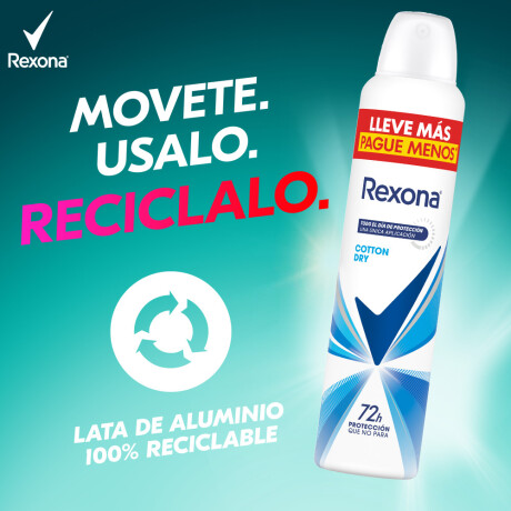 Rexona W Deo Ap Aer Cotton Dry 250ml Rexona W Deo Ap Aer Cotton Dry 250ml