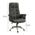 Silla giratoria ejecutiva Boss Gris