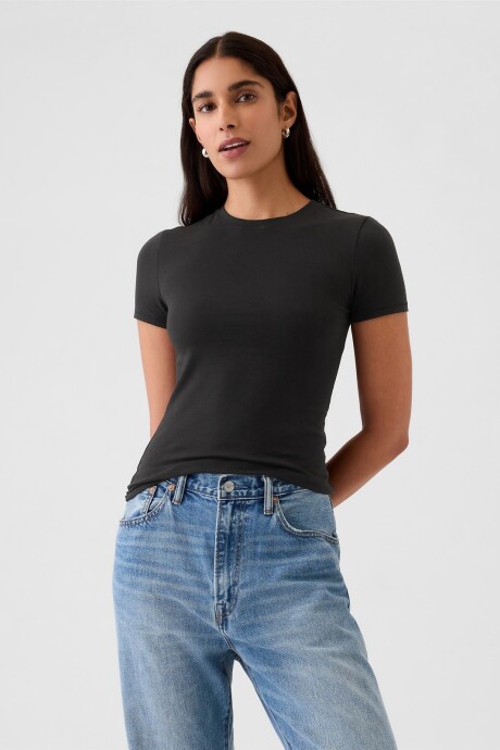 Remera Manga Corta Mujer Black