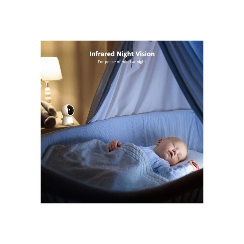 Baby Call con cámara NexiGo 5" HD 360° Visión Nocturna Baby Call con cámara NexiGo 5" HD 360° Visión Nocturna