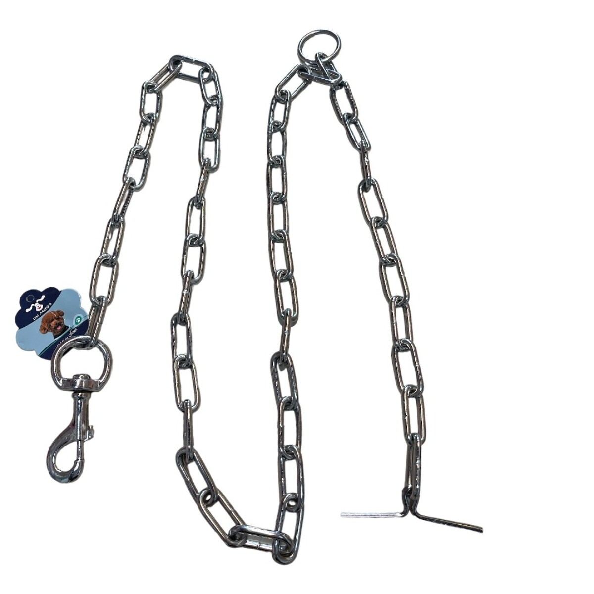 CADENA DE ATAR SOLDADA CON GANCHO 6 MM 