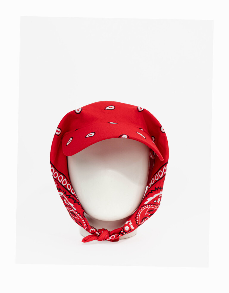 Caps Gorra Con Pañuelo Paisley - Combinacion Bicolor