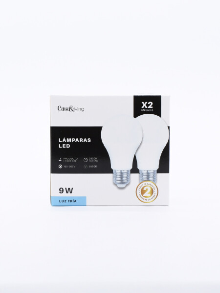 LAMPARITA LED SET X 2 LUZ FRÍA BLANCO