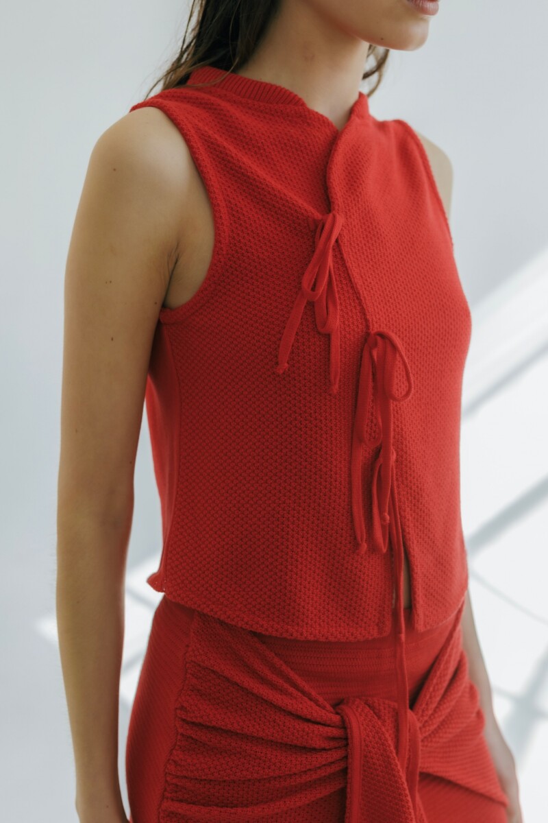 TOP JAPONA KNIT Rojo